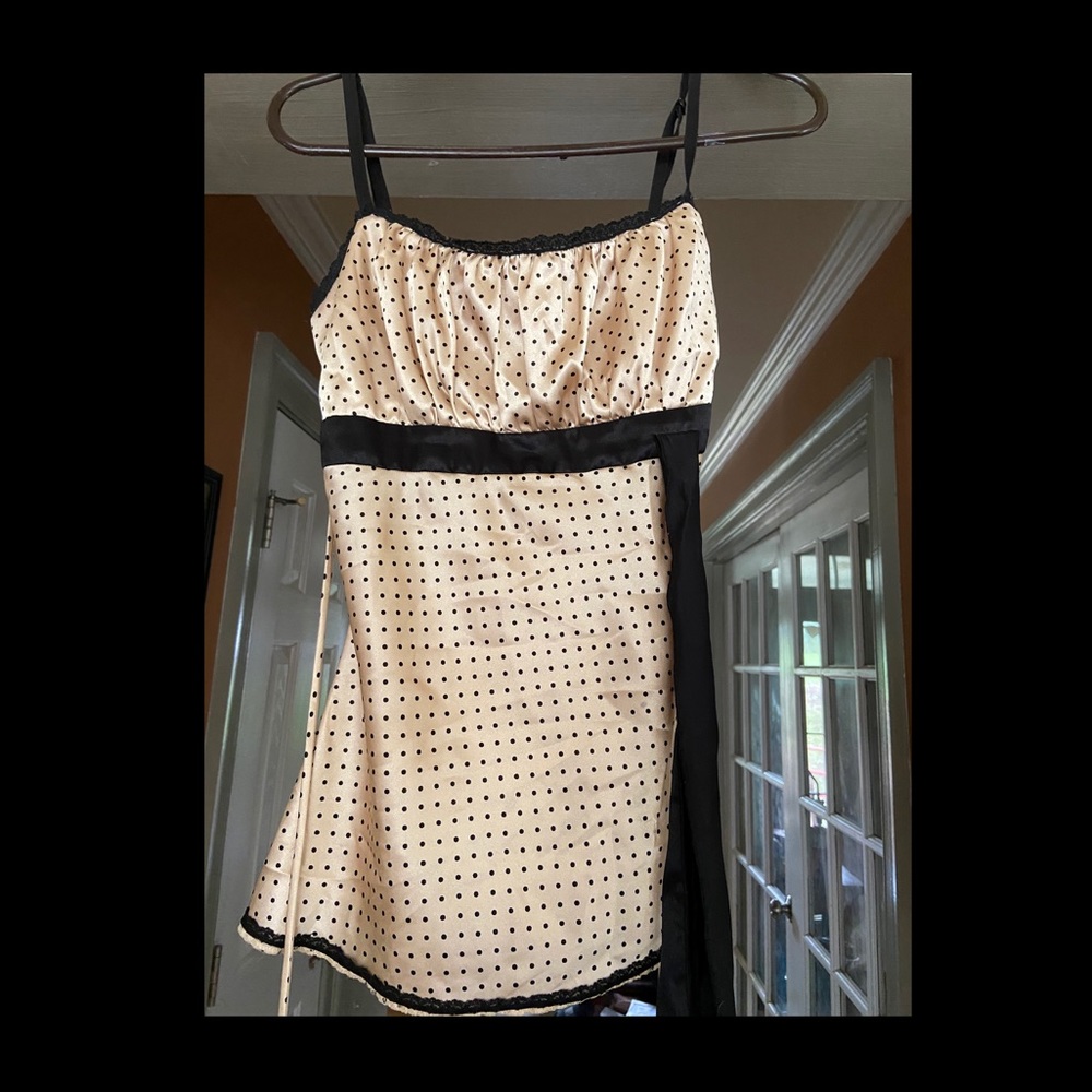 Silky Polka Dot Tank Top